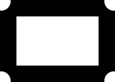 Rectangular Frame Vinyl Svg File, Free Vectors File